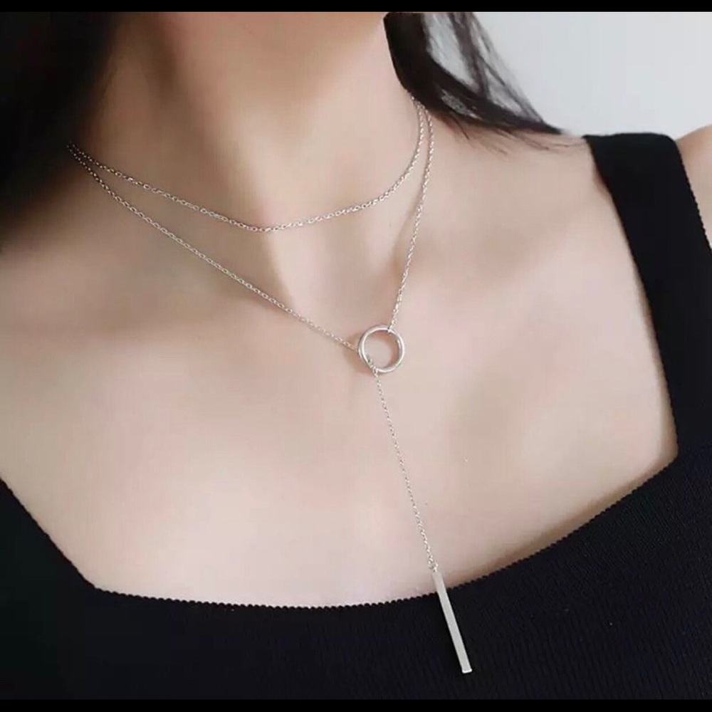 🌟 Sterling Silver 925 Long Necklace